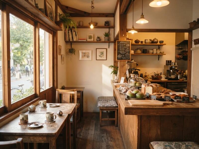 カフェの店内