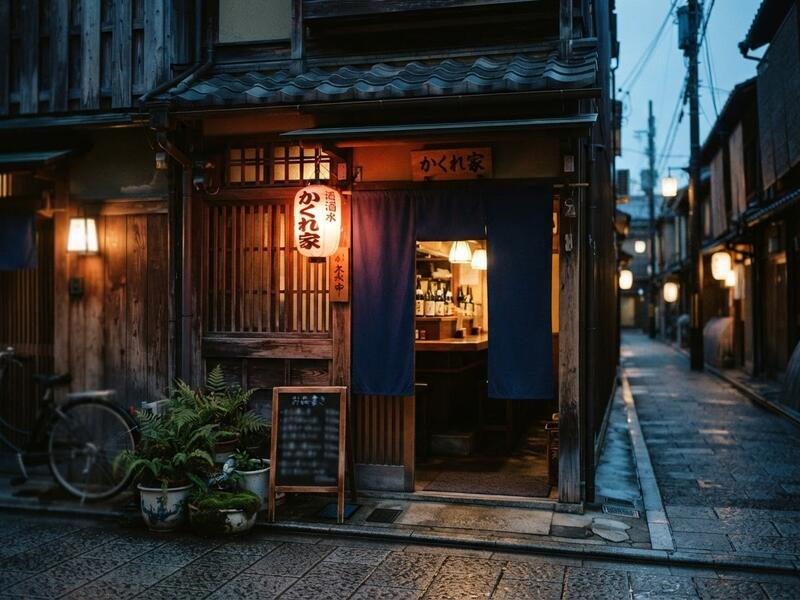 飲食店の入口